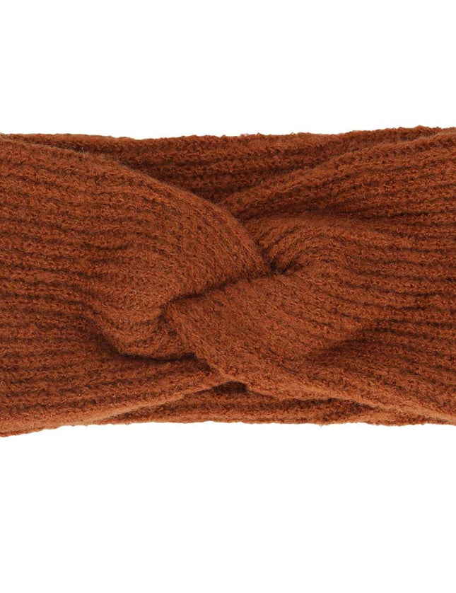 Knitted Headband Midbrown Melange - Things I Like Things I Love