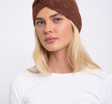 Knitted Headband Midbrown Melange - Things I Like Things I Love