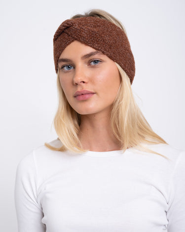 Knitted Headband Midbrown Melange - Things I Like Things I Love