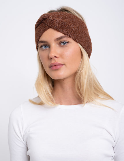 Knitted Headband Midbrown Melange - Things I Like Things I Love