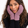 Knitted Mittens Bibi Antique Pink - Things I Like Things I Love