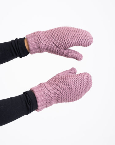 Knitted Mittens Bibi Antique Pink - Things I Like Things I Love