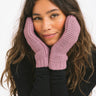 Knitted Mittens Bibi Antique Pink - Things I Like Things I Love