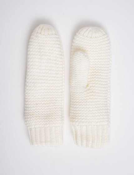 Knitted Mittens Bibi Off White - Things I Like Things I Love