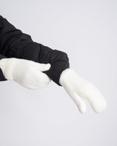 Knitted Mittens Bibi Off White - Things I Like Things I Love