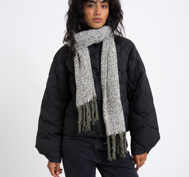 Knitted Scarf Demi Khaki - Things I Like Things I Love