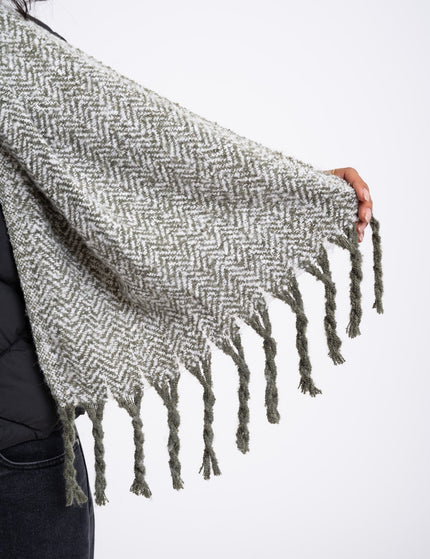 Knitted Scarf Demi Khaki - Things I Like Things I Love