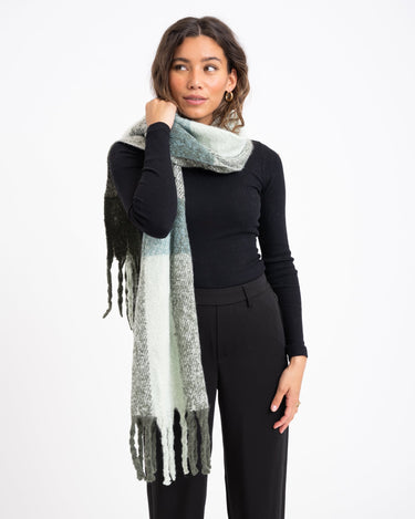 Knitted Scarf Olivia Khaki - Things I Like Things I Love