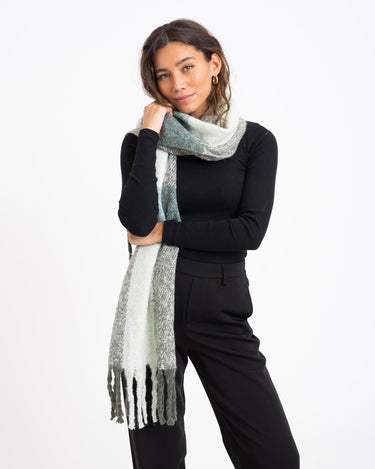 Knitted Scarf Olivia Khaki - Things I Like Things I Love