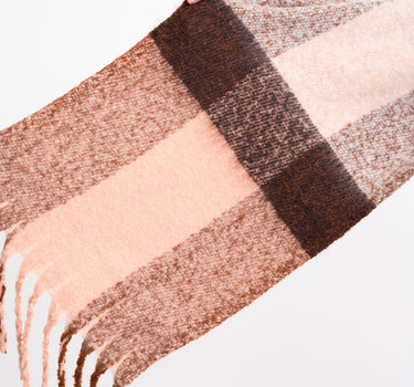 Knitted Scarf Olivia Mid Brown - Things I Like Things I Love