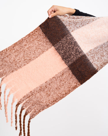 Knitted Scarf Olivia Mid Brown - Things I Like Things I Love