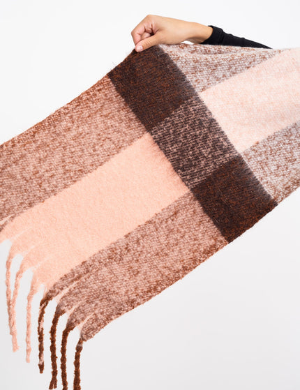 Knitted Scarf Olivia Mid Brown - Things I Like Things I Love