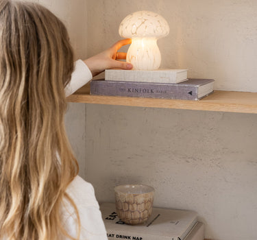 Lamp Led Mushroom White - Things I Like Things I Love