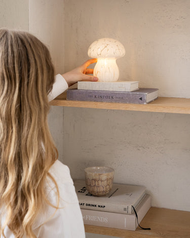 Lamp Led Mushroom White - Things I Like Things I Love