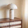 Large Table Lamp Astley Paper Mache Stone Grey - Things I Like Things I Love