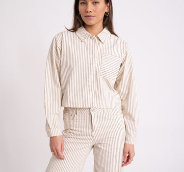 Maddy Overshirt Blanc de Blanc - Things I Like Things I Love