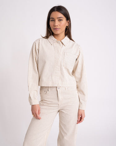 Maddy Overshirt Blanc de Blanc - Things I Like Things I Love