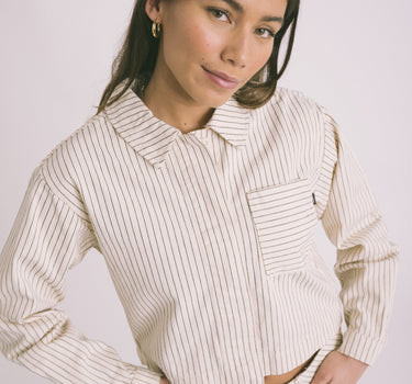 Maddy Overshirt Blanc de Blanc - Things I Like Things I Love