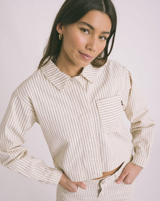 Maddy Overshirt Blanc de Blanc - Things I Like Things I Love