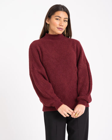 Mae Knit Wine One Size - Things I Like Things I Love