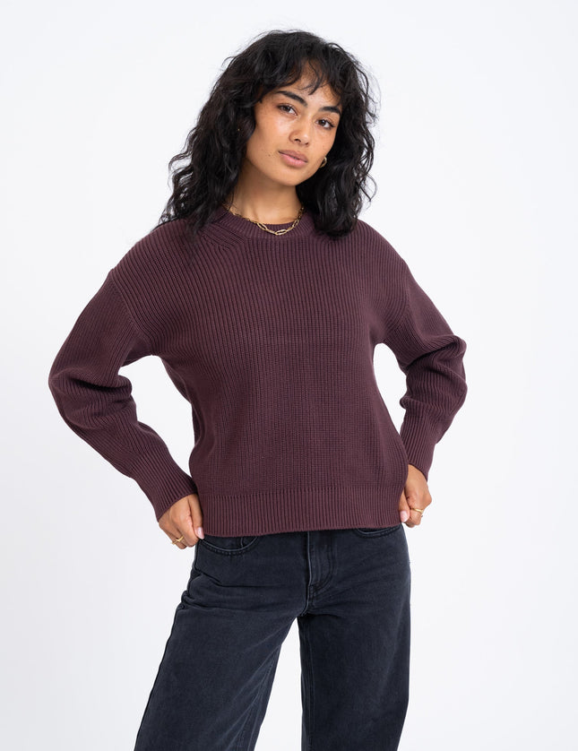 Mila Twist Crew Neck Knit Sassafras - Things I Like Things I Love