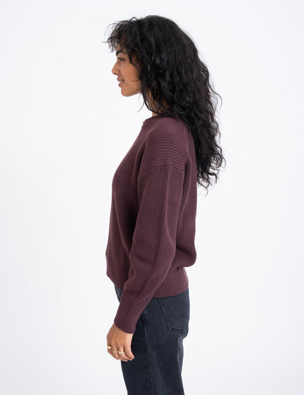 Mila Twist Crew Neck Knit Sassafras - Things I Like Things I Love