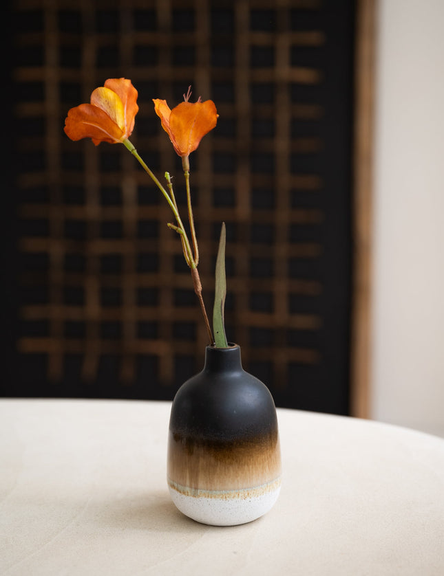 Mojave Glaze Black Vase - Things I Like Things I Love