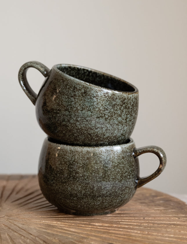 Mug Curvo Forest Green - Things I Like Things I Love