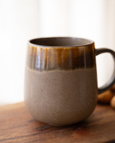 Mug Stoneware Brown - Things I Like Things I Love