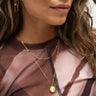 Necklace Cat Eye Gold - Things I Like Things I Love