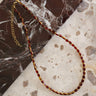 Necklace Charlie Bead Bordeaux Red - Things I Like Things I Love