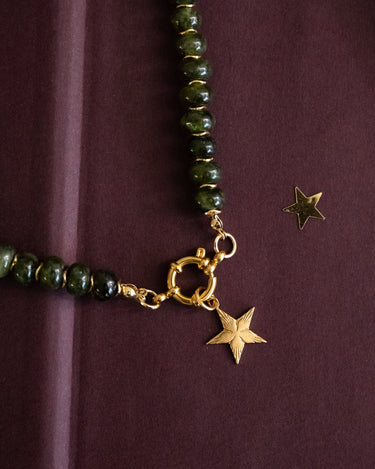 Necklace Charm Shiny Star Gold - Things I Like Things I Love