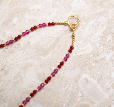 Necklace Cherry Magenta - Things I Like Things I Love