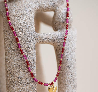 Necklace Cherry Magenta - Things I Like Things I Love