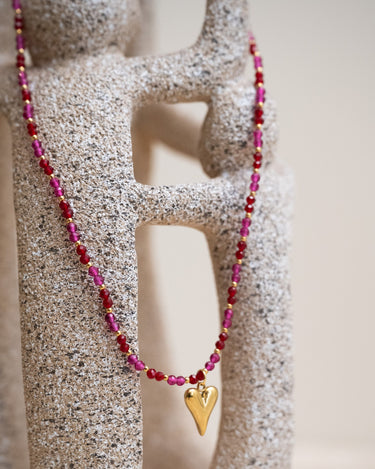 Necklace Cherry Magenta - Things I Like Things I Love