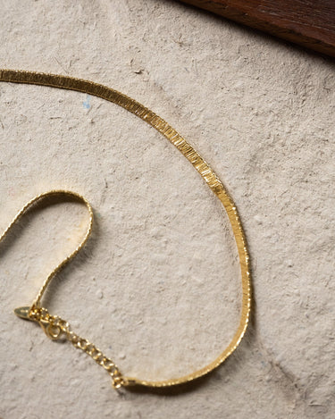 Necklace Fancy Snake Gold - Things I Like Things I Love