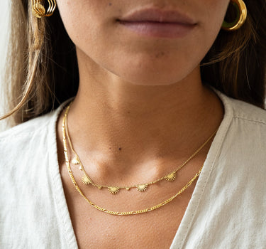 Necklace Figaro Goldplated - Things I Like Things I Love