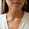 Necklace Figaro Goldplated - Things I Like Things I Love