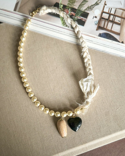 Necklace Sari Nude Pearl - Things I Like Things I Love