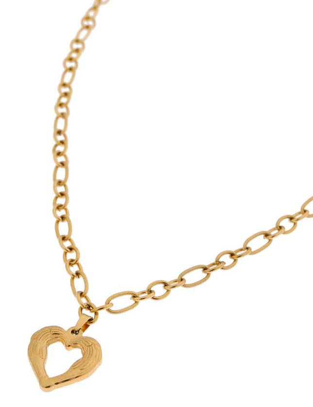 Necklace Sisi Heart Gold - Things I Like Things I Love