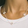 Necklace Tiny Daisy Silver - Things I Like Things I Love