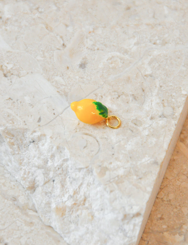 Necklace/Earring Charm Lemon - Things I Like Things I Love