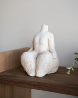 Ornament Woman Sitting Pottery