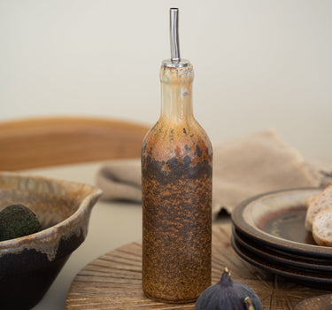 Poterie Olive Oil Bottle Mocha - Things I Like Things I Love