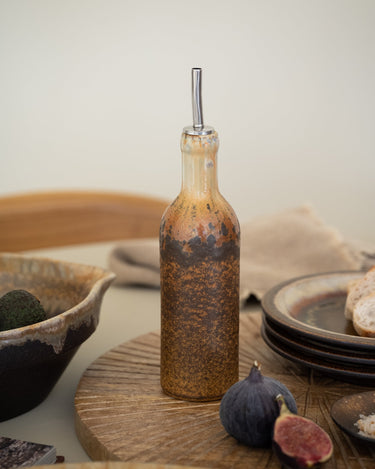 Poterie Olive Oil Bottle Mocha - Things I Like Things I Love