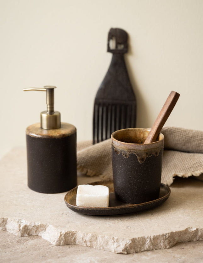 Poterie Soap Dish Holder Mocha - Things I Like Things I Love