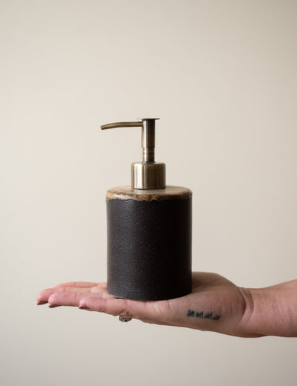 Poterie Soap Dispenser Mocha - Things I Like Things I Love