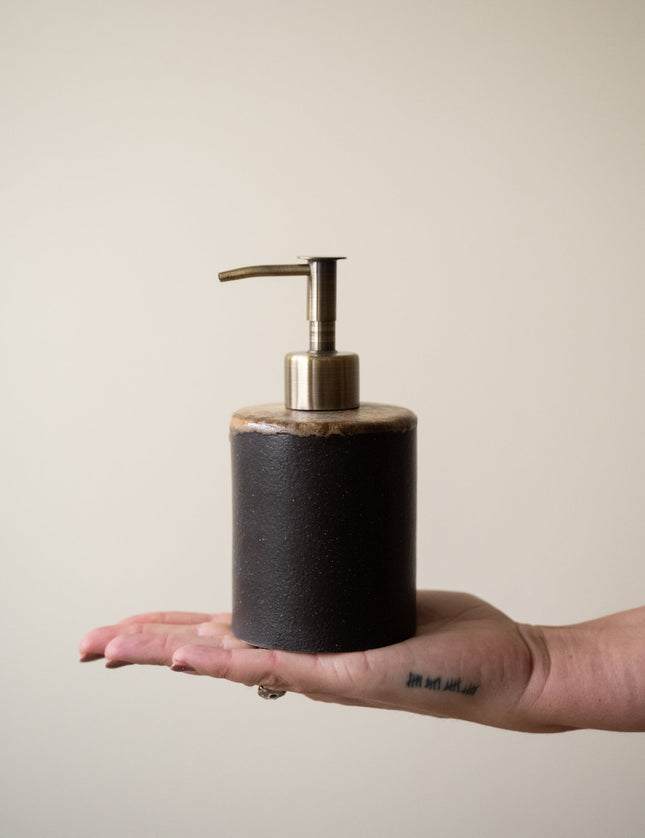 Poterie Soap Dispenser Mocha - Things I Like Things I Love