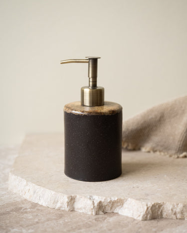 Poterie Soap Dispenser Mocha - Things I Like Things I Love