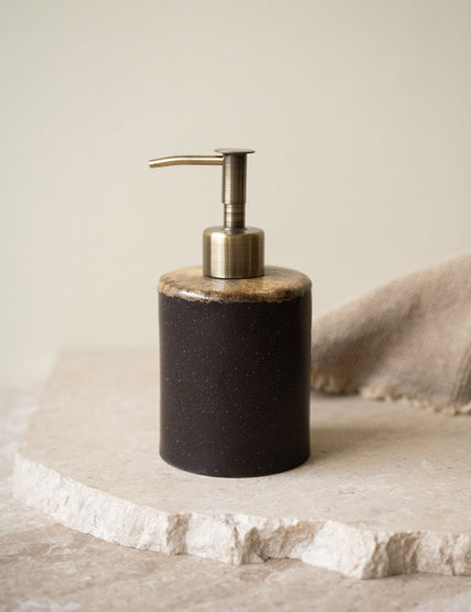 Poterie Soap Dispenser Mocha - Things I Like Things I Love